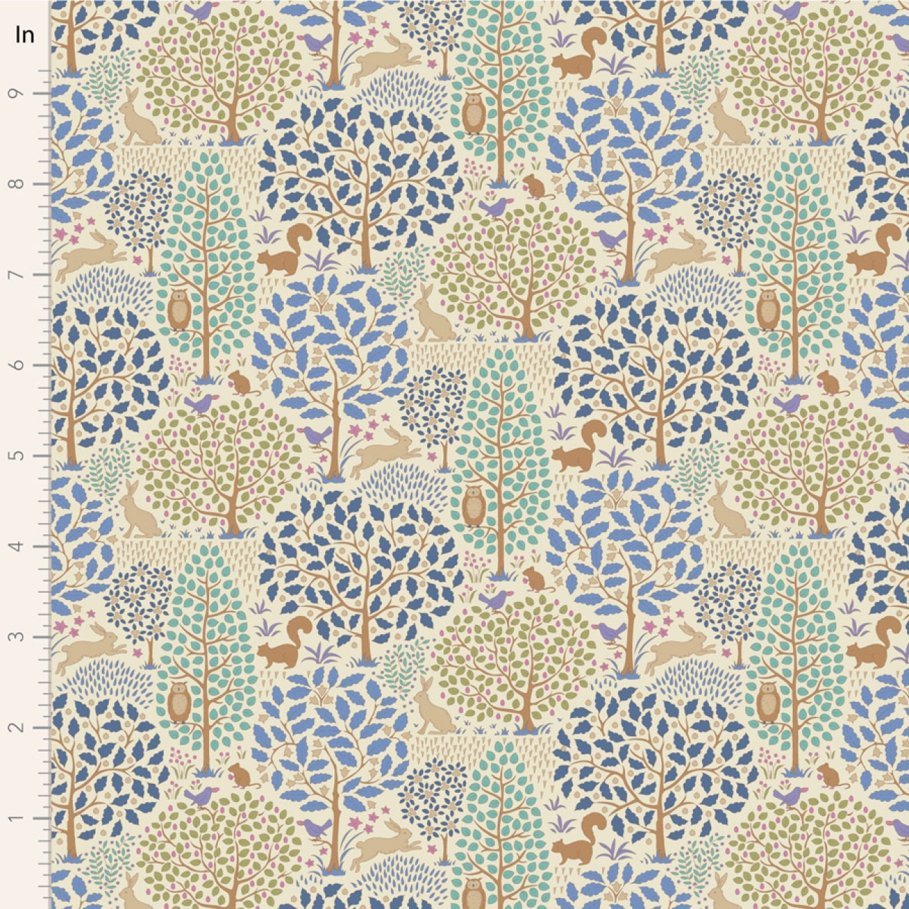 Tilda Patchwork Stoff Baumwolle - Sanctuary - Cool